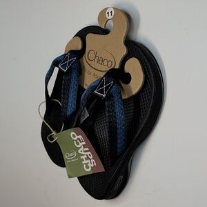 Chaco Bit-O-Flip Ecotread Boy's 11 NWT Lizard Skin Flip- Flop Sandal J180161Y